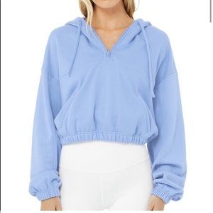 Alo Yoga Stadium Cropped Hoodie